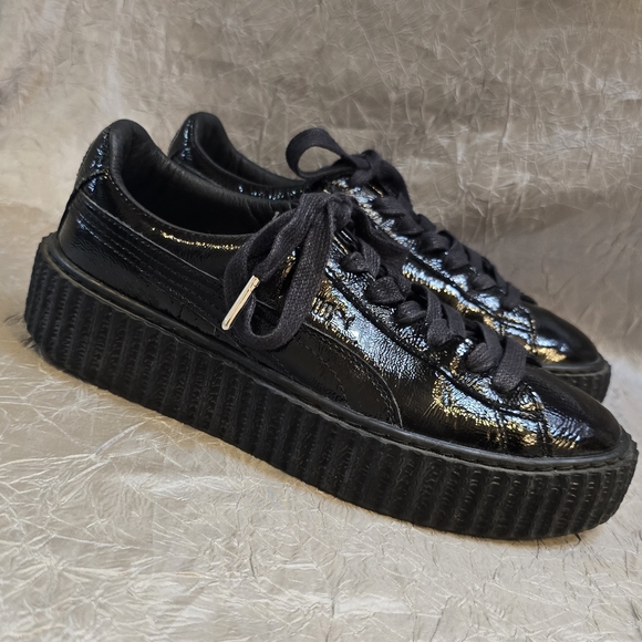 FENTY/PUMA Black Sneakers SZ 7.5 - Picture 9 of 14